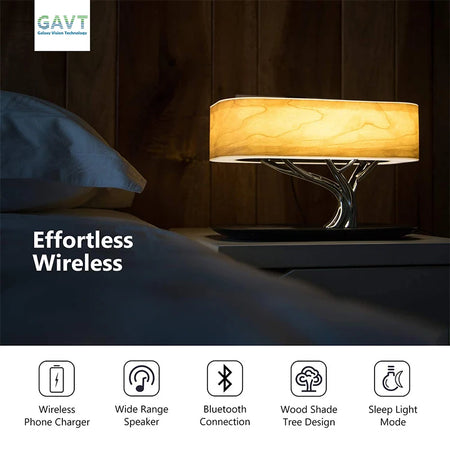 Table Lamp - Modern Led Table Lamp Dimmable Bluetooth Speaker Charger SW-36210034 - SWEET-LIGHTS