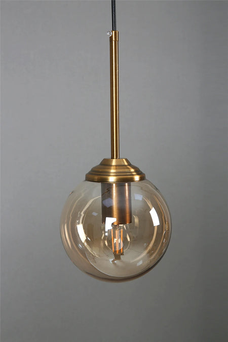 Pendant Light - Nordic Gray Glass Ball Island Pendant Lamp SW-36210678 - SWEET-LIGHTS