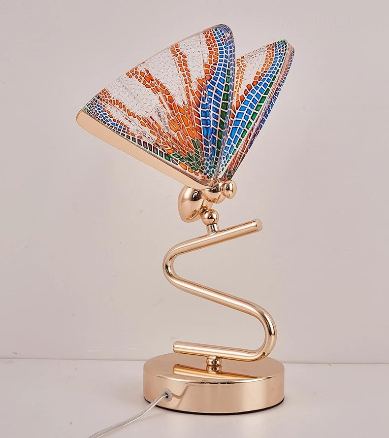 Table Lamp - Butterfly Lampshade Nordic Bedside Lamp Gold SW-36210456 - SWEET-LIGHTS