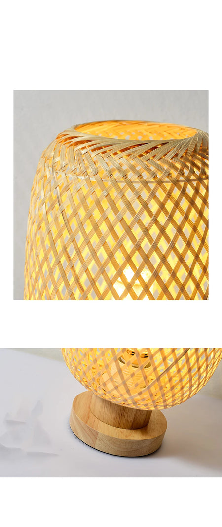 Table Lamp - Cute Hot Sell Handmade Bamboo Wooden Light Thailand Style For Hotel SW-36211324 - SWEET-LIGHTS