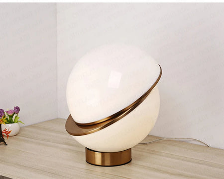 Table Lamp - Nordic Postmodern White Round Ball LED Fixture SW-36210457 - SWEET-LIGHTS