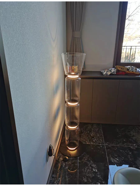 Floor Lamp - Nordic Minimalist Glass Shade LED Floor Lamp SW-36210346 - SWEET-LIGHTS