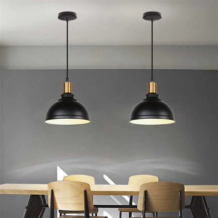 Pendant Light - Modern Hanging Wood Aluminium E27 for Dining Room Black Decor SW-36210345 - SWEET-LIGHTS