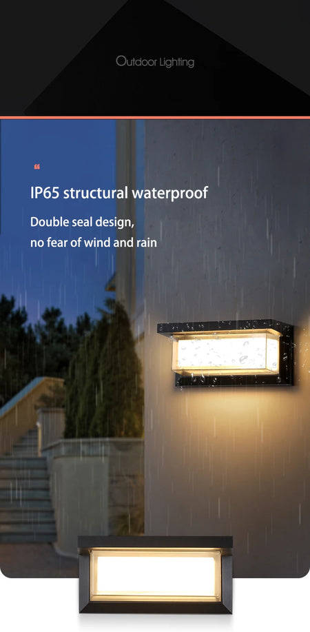 Outdoor Light - LED Motion Sensor Waterproof Wall Lamp IP65 SW-36210438 - SWEET-LIGHTS