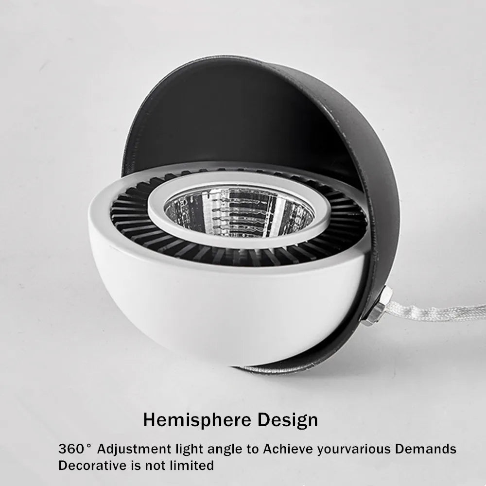Spotlight - 360 Angle Rotatable LED COB Recessed Downlight 10W 14W 20W 24W Ceiling Spot Light AC 220V SW-36210345 - SWEET-LIGHTS
