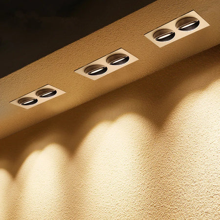 Spotlight - 360 Angle Rotatable LED COB Recessed Downlight 10W 14W 20W 24W Ceiling Spot Light AC 220V SW-36210345 - SWEET-LIGHTS