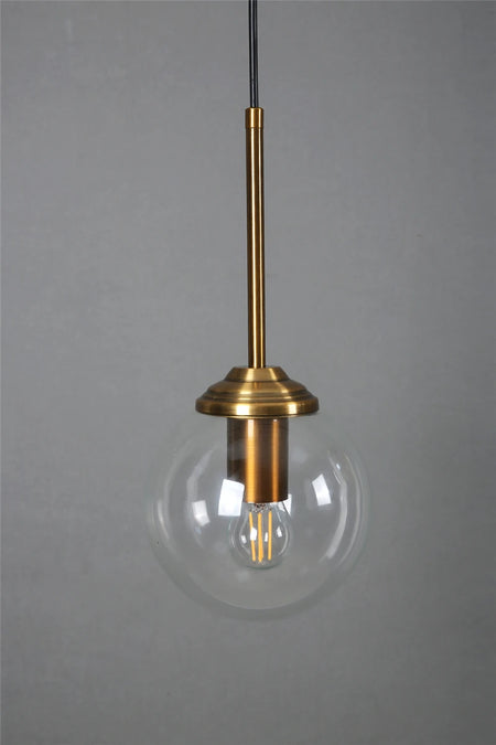 Pendant Light - Nordic Gray Glass Ball Island Pendant Lamp SW-36210678 - SWEET-LIGHTS