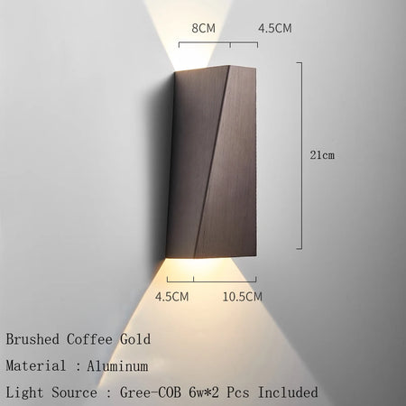 Wall Light - Modern Minimalist Gold Wall Sconce Fixture SW-36210789 - SWEET-LIGHTS