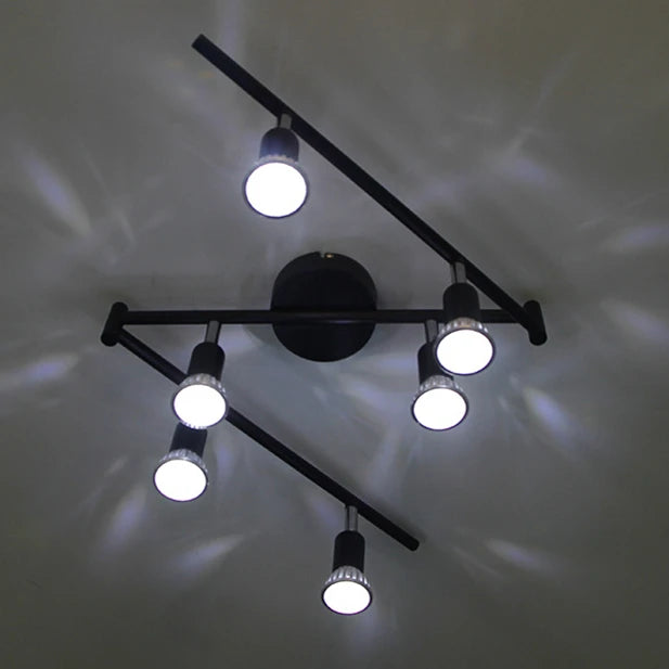 Spotlight - 4/6 Head LED Ceiling Light Rotatable 360 Degrees GU10 Spotlight Living Room Lighting SW-36214567 - SWEET-LIGHTS