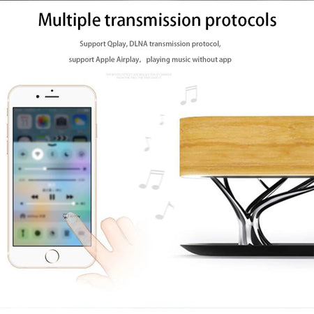 Table Lamp - Modern Led Table Lamp Dimmable Bluetooth Speaker Charger SW-36210034 - SWEET-LIGHTS