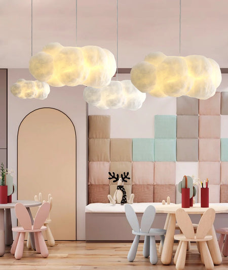 Pendant Light - Modern White Floating Cloud Pendant Light SW-36210324 - SWEET-LIGHTS