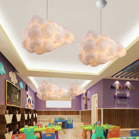 Pendant Light - Modern White Floating Cloud Pendant Light SW-36210324 - SWEET-LIGHTS