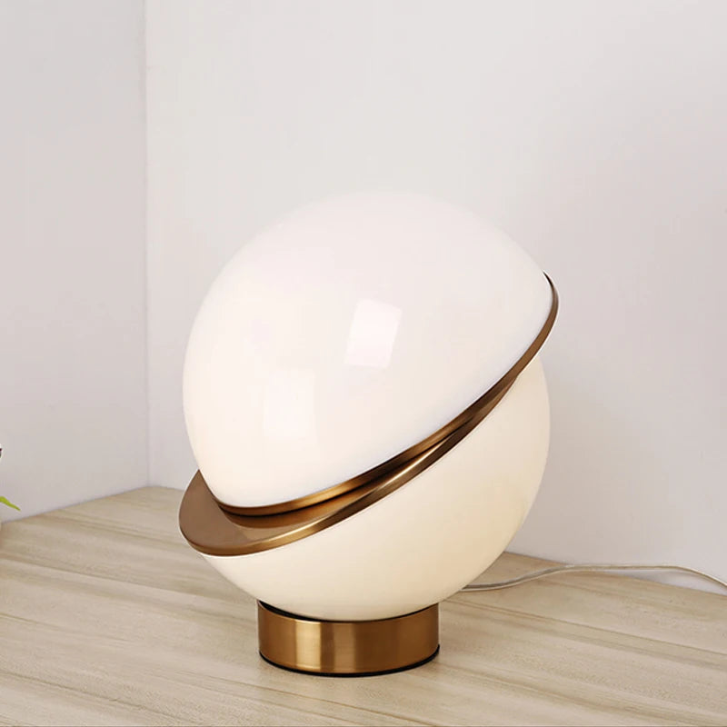 Table Lamp - Nordic Postmodern White Round Ball LED Fixture SW-36210457 - SWEET-LIGHTS