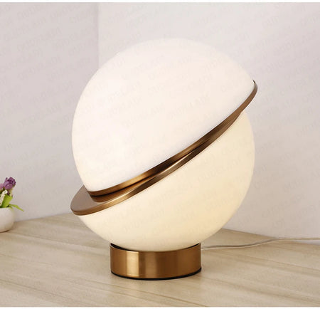 Table Lamp - Nordic Postmodern White Round Ball LED Fixture SW-36210457 - SWEET-LIGHTS