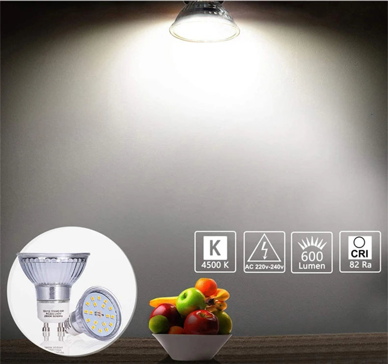 Spotlight - 4/6 Head LED Ceiling Light Rotatable 360 Degrees GU10 Spotlight Living Room Lighting SW-36214567 - SWEET-LIGHTS