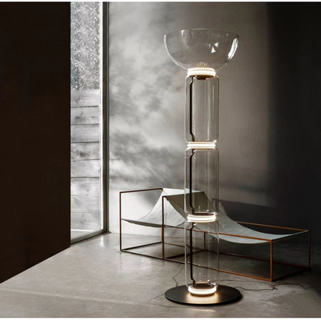 Floor Lamp - Nordic Minimalist Glass Shade LED Floor Lamp SW-36210346 - SWEET-LIGHTS