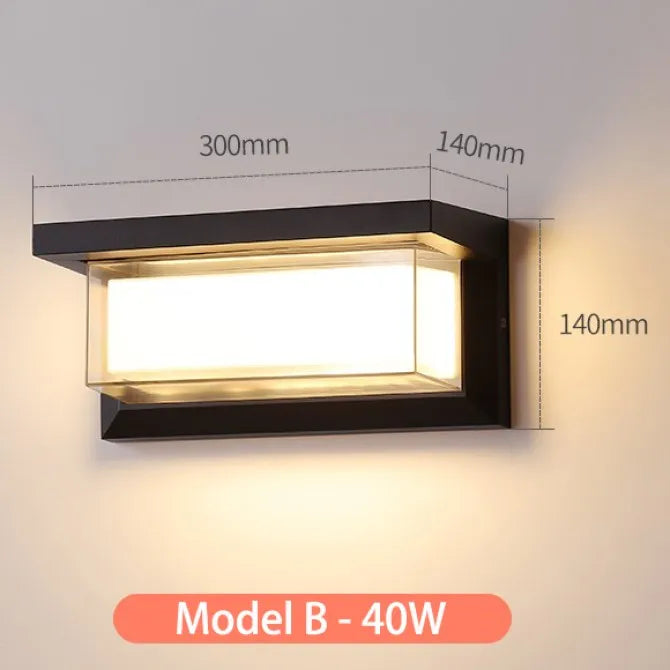 Outdoor Light - LED Motion Sensor Waterproof Wall Lamp IP65 SW-36210438 - SWEET-LIGHTS