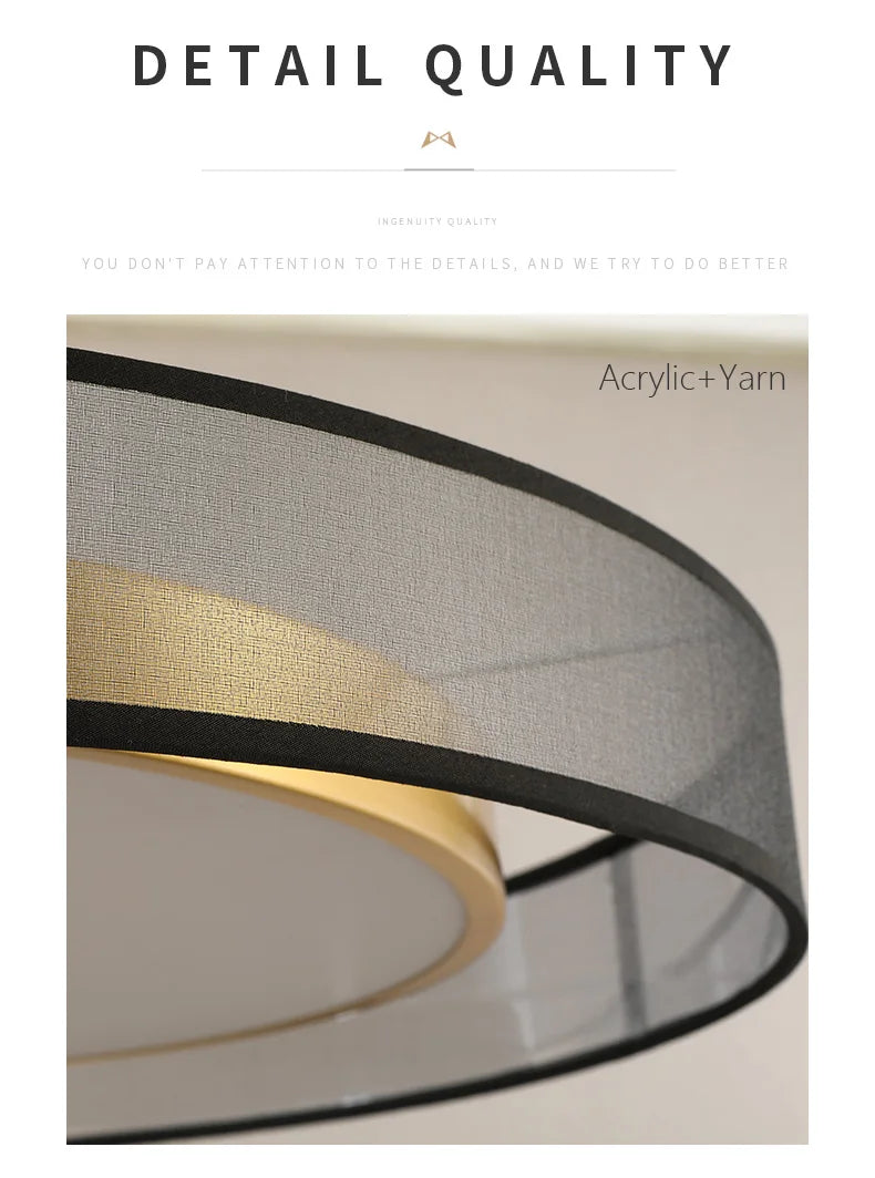 Ceiling Light - LED Ceiling Light All Copper Modern Round Design SW-36210347 - SWEET-LIGHTS