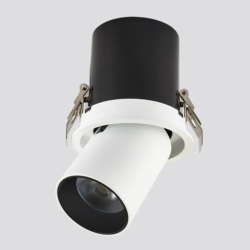 Spotlight - 1Pcs NEW Style LED Aluminum Recessed Rotating Downlight 9W12W15W18W20W24W Epistar Chip COB Ceiling Lamp AC85-265V SW-36210357 - SWEET-LIGHTS