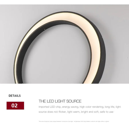 Outdoor Light - Modern Wall Light, IP65 Waterproof, Round, Stainless Steel, Creative Porch Trim SW-36210924 - SWEET-LIGHTS