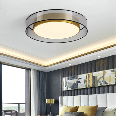Ceiling Light - LED Ceiling Light All Copper Modern Round Design SW-36210347 - SWEET-LIGHTS