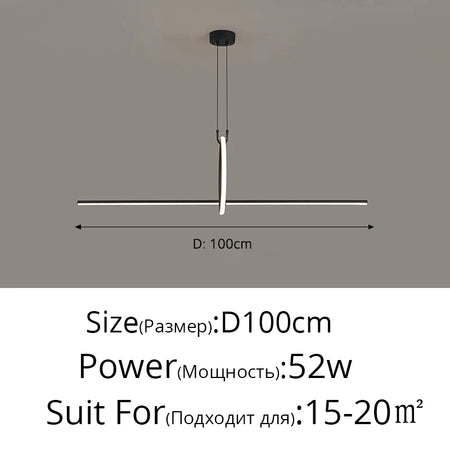Pendant Light - Simple LED Chandelier for Indoor Spaces SW-36210457 - SWEET-LIGHTS