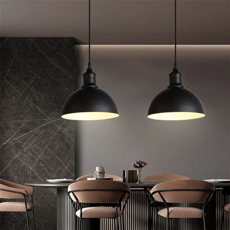 Pendant Light - Modern Hanging Wood Aluminium E27 for Dining Room Black Decor SW-36210345 - SWEET-LIGHTS