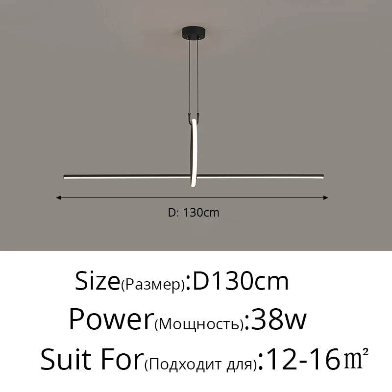 Pendant Light - Simple LED Chandelier for Indoor Spaces SW-36210457 - SWEET-LIGHTS