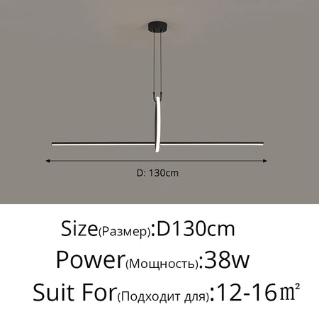 Pendant Light - Simple LED Chandelier for Indoor Spaces SW-36210457 - SWEET-LIGHTS