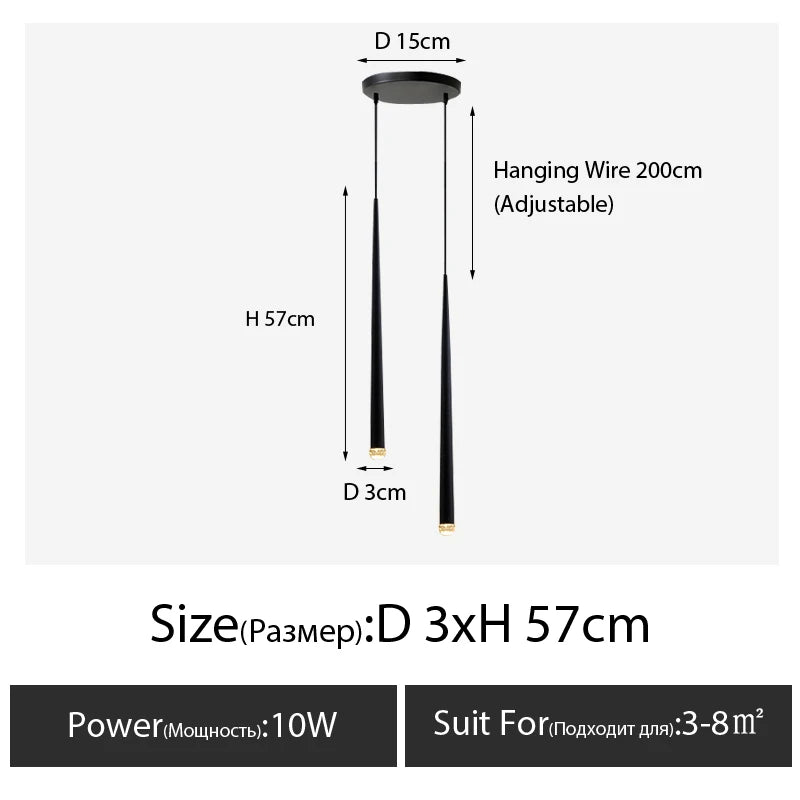 Pendant Light - Bedroom Bedside Chandelier Light Luxury Post-Modern Minimalist Nordic Small Chandelier SW-36210789 - SWEET-LIGHTS