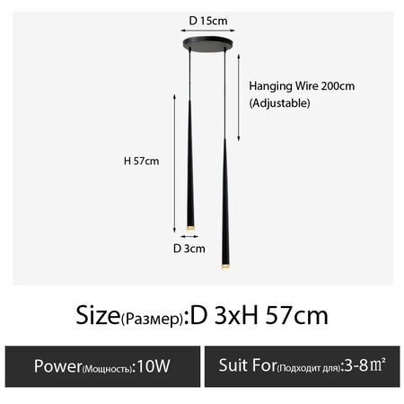 Pendant Light - Bedroom Bedside Chandelier Light Luxury Post-Modern Minimalist Nordic Small Chandelier SW-36210789 - SWEET-LIGHTS