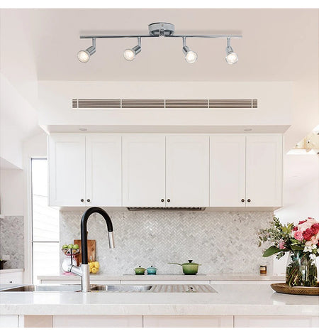 Spotlight - 4/6 Head LED Ceiling Light Rotatable 360 Degrees GU10 Spotlight Living Room Lighting SW-36214567 - SWEET-LIGHTS