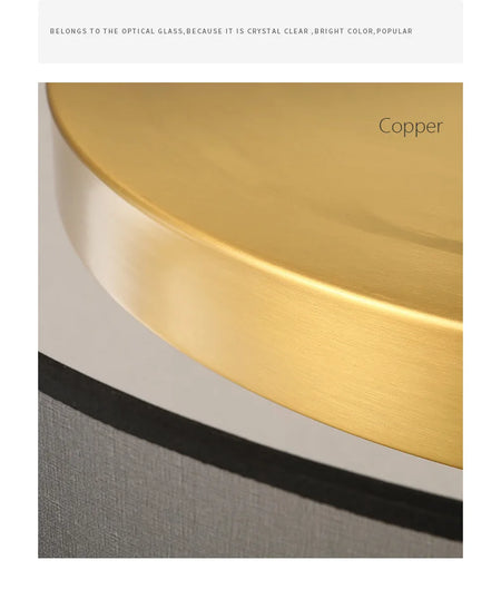 Ceiling Light - LED Ceiling Light All Copper Modern Round Design SW-36210347 - SWEET-LIGHTS