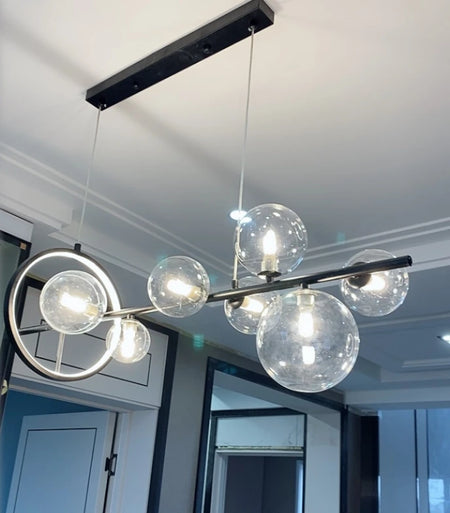 Pendant Light - Nordic LED Chandelier Clear Glass Ball Art Decor SW-36210457 - SWEET-LIGHTS
