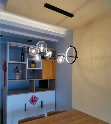 Pendant Light - Nordic LED Chandelier Clear Glass Ball Art Decor SW-36210457 - SWEET-LIGHTS