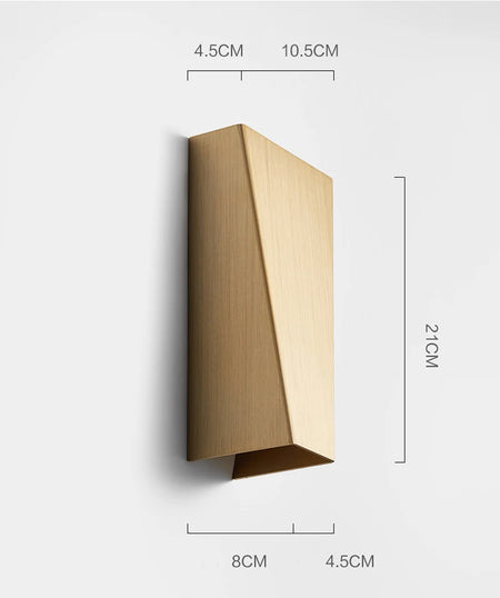 Wall Light - Modern Minimalist Gold Wall Sconce Fixture SW-36210789 - SWEET-LIGHTS