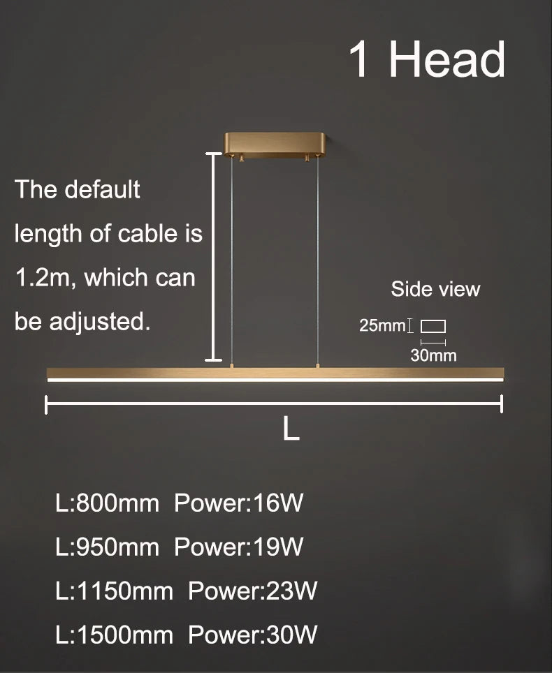 Pendant Light - Modern Dining Room Nordic Long Hanging Lights SW-36210987 - SWEET-LIGHTS