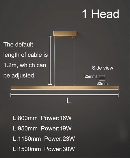Pendant Light - Modern Dining Room Nordic Long Hanging Lights SW-36210987 - SWEET-LIGHTS