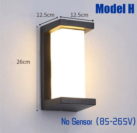 Outdoor Light - LED Motion Sensor Waterproof Wall Lamp SW-36210927 - SWEET-LIGHTS