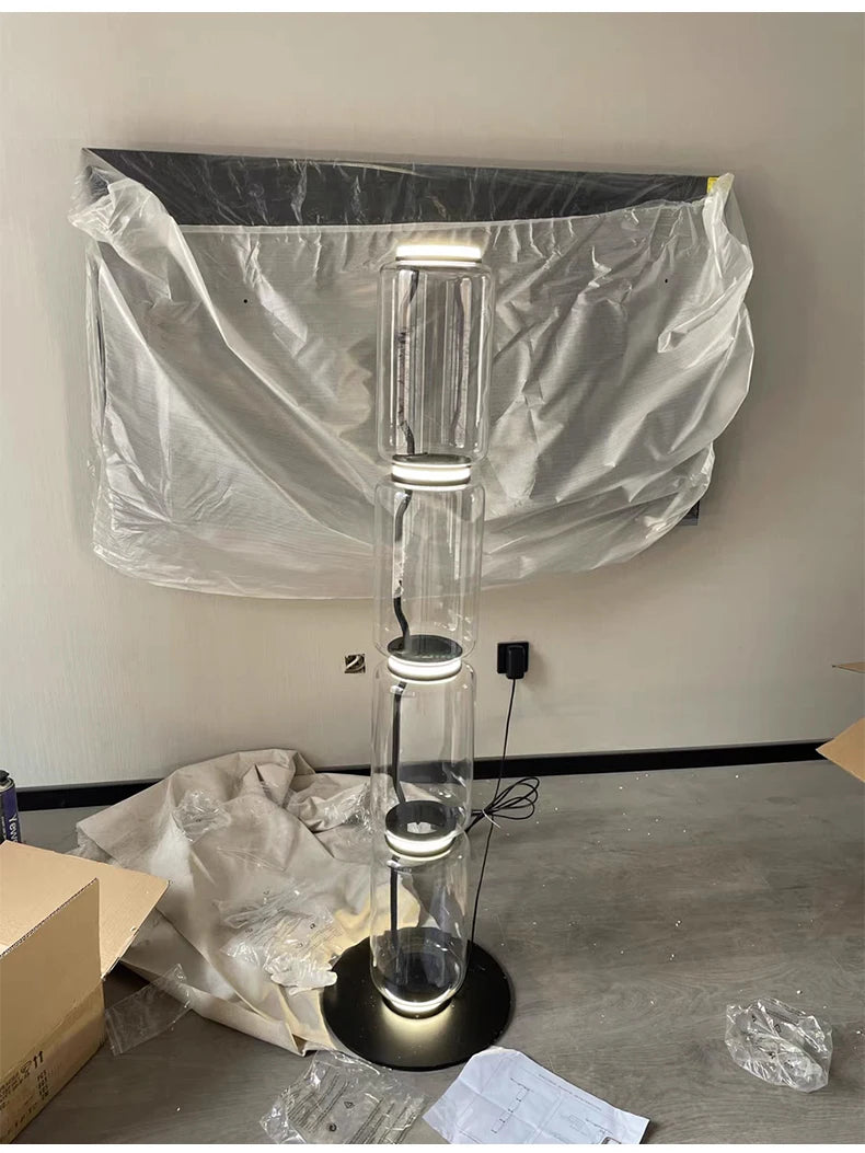 Floor Lamp - Nordic Minimalist Glass Shade LED Floor Lamp SW-36210346 - SWEET-LIGHTS
