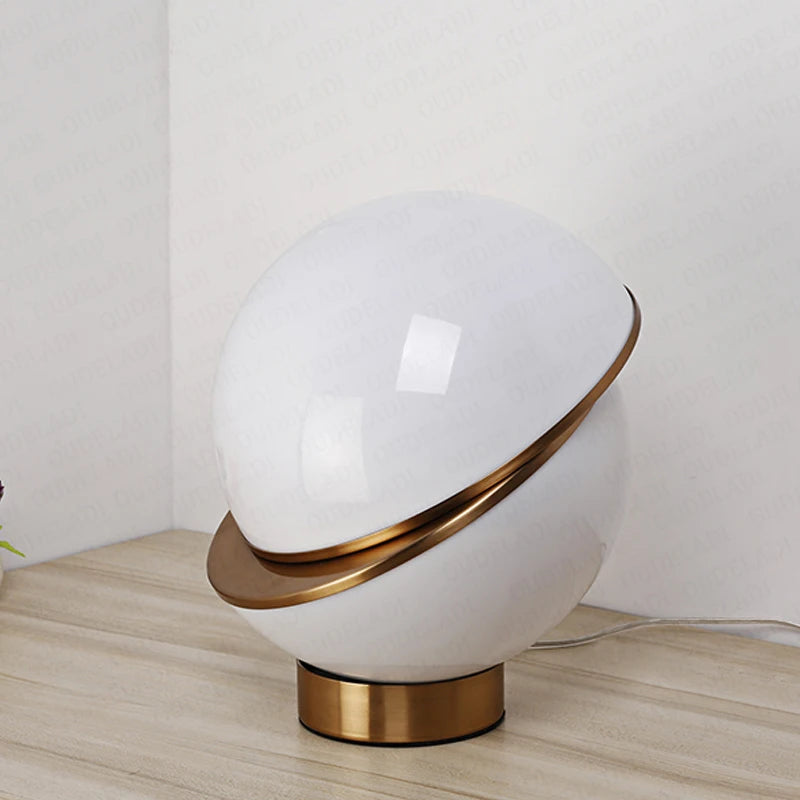 Table Lamp - Nordic Postmodern White Round Ball LED Fixture SW-36210457 - SWEET-LIGHTS
