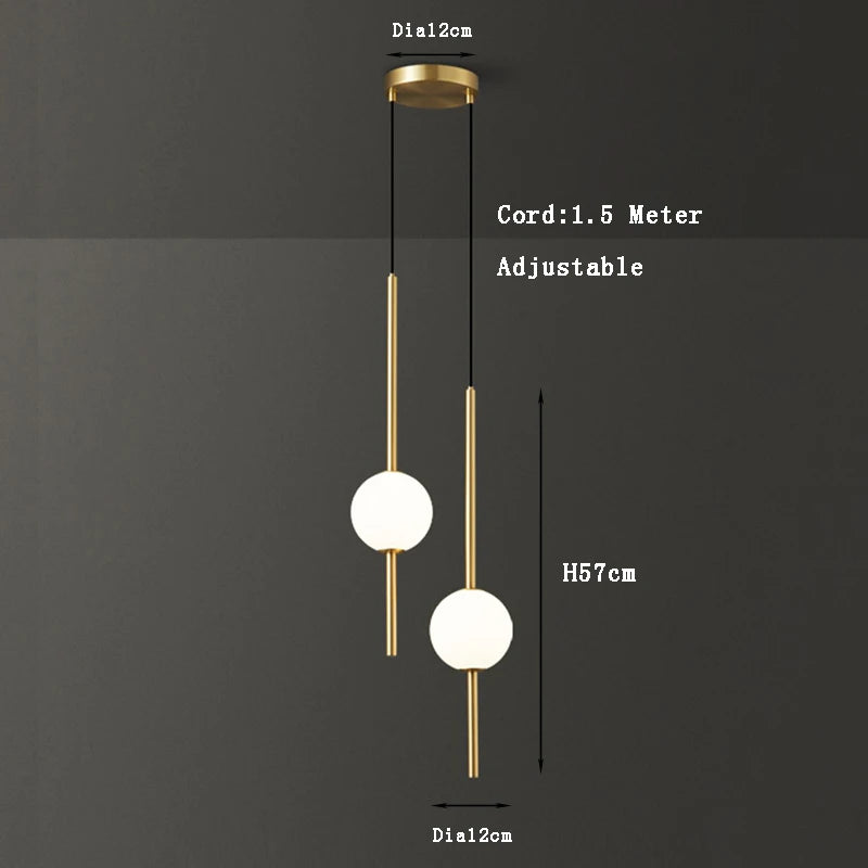 Pendant Light - Fumi Gold Elegant 1-Light Ceiling Fixture SW-36210458 - SWEET-LIGHTS