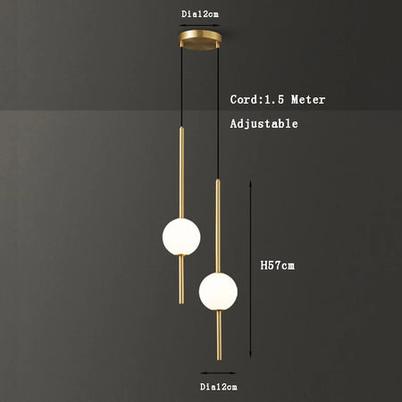 Pendant Light - Fumi Gold Elegant 1-Light Ceiling Fixture SW-36210458 - SWEET-LIGHTS
