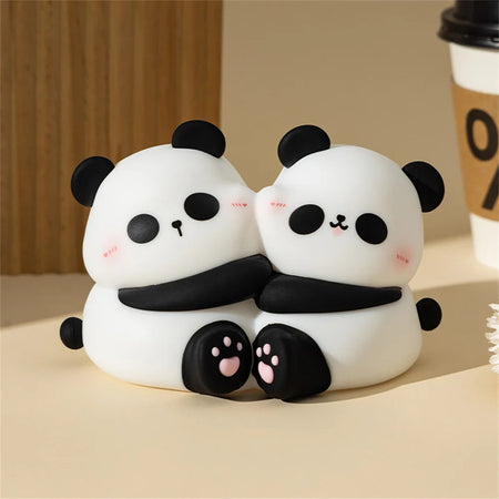 Children Lighting - Cute Hug Panda Night Light LED Squishy Animal Night Lamp 3 Level Dimmable for Kids SW-36210345 - SWEET-LIGHTS