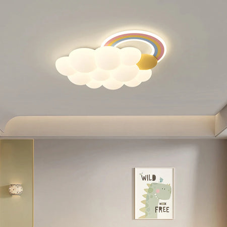 Children Lighting - Cartoon Cloud Rainbow Ceiling Light Bear Horse Rabbit Bedroom Lamps Eye Care Chandelier SW-36210345 - SWEET-LIGHTS