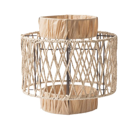 Lampshade - Retro Pendant Lamp Hand Woven Paper Rope SW-36210467 - SWEET-LIGHTS