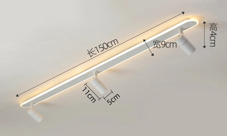 Spotlight - Nordic Bedroom Spotlight Ceiling Lights Smart LED Lamps For Living Room Indoor Lighting White Black Home Decor SW-36210001 - SWEET-LIGHTS