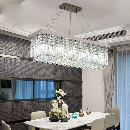 Pendant Light - LED Crystal Chandelier Modern Dining Lamp SW-36210923 - SWEET-LIGHTS