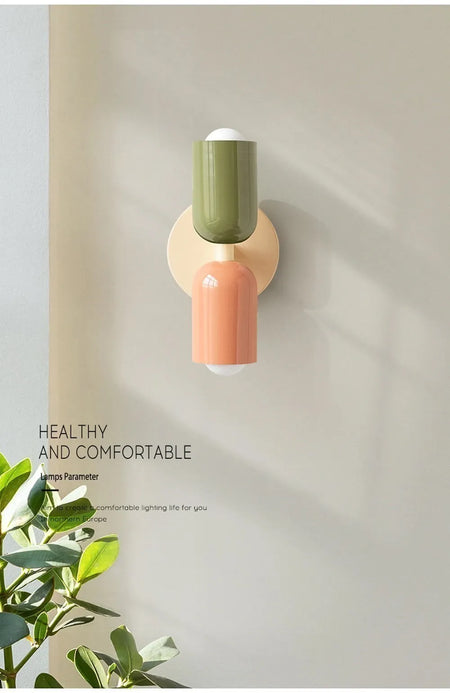 Wall Light - Nordic LED Wall Lamps Modern Minimalist Cream Double Head Lights For Living Room Bedroom Study Fixture SW-36210468 - SWEET-LIGHTS