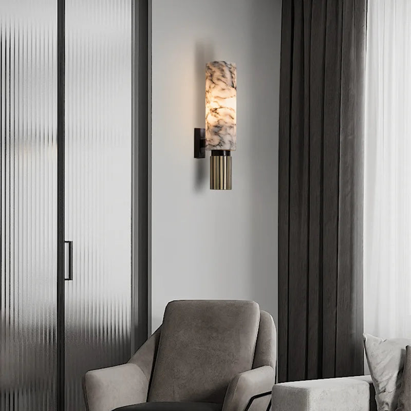 Wall Light - Modern Luxury Natural Marble Wall Lamp LED Sconce SW-36210345 - SWEET-LIGHTS